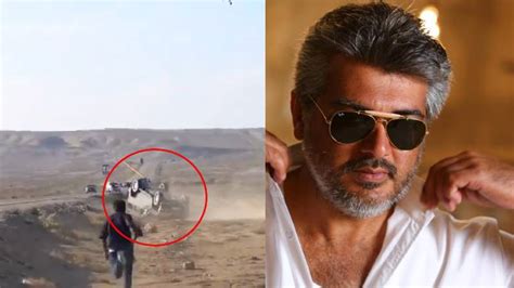 ajith kumar vulkan|Ajith's car topples during 'Vidaa Muyarchi' shoot, video .